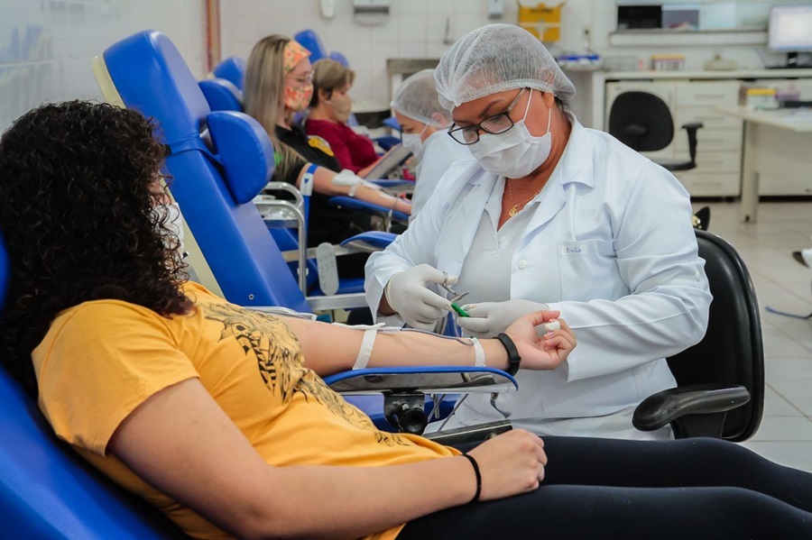 FHEMERON reforça o chamamento à população para a doação de sangue, diante do atual cenário crítico dos estoques da Hemorrede Estadual