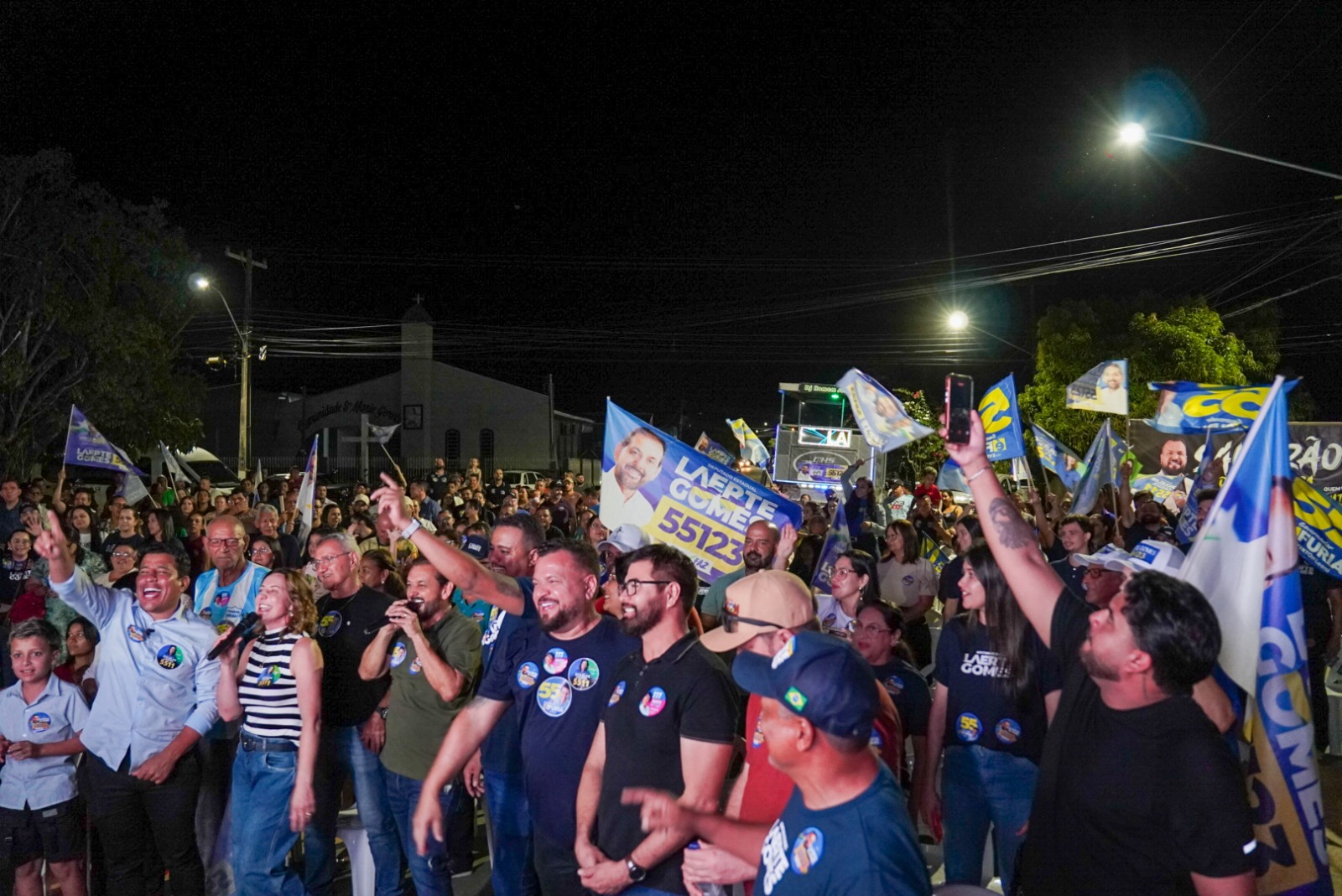 Laerte Gomes reúne apoiadores em grande encontro no segundo distrito de Ji-Paraná