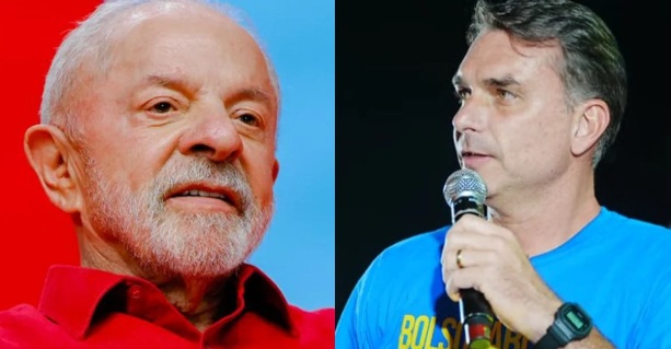 INSTITUTO 'APARELHADO' -  Lula tem 39% no 1° turno; Flávio Bolsonaro marca 36%
