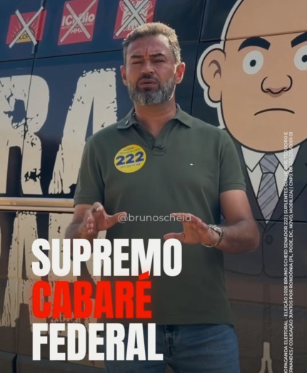 Bruno Scheid chama STF de “cabaré do crime” e promete enfrentar o sistema