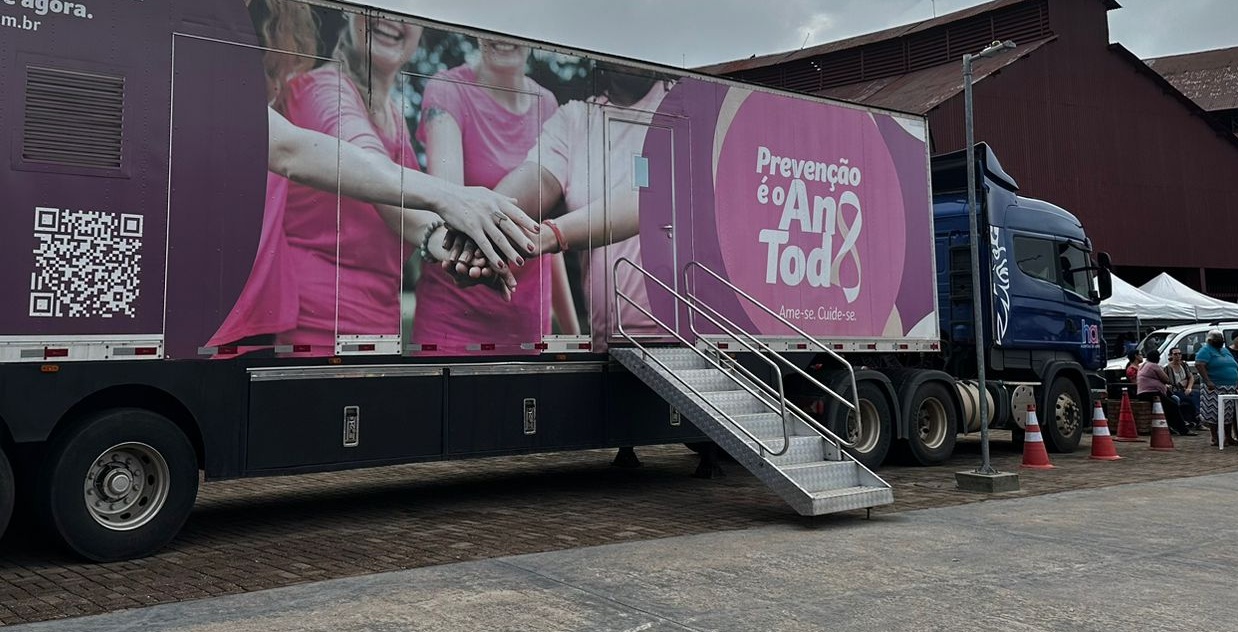 SAÚDE ITINERANTE - Prefeitura amplia acesso à mamografia com Carreta do Hospital do Amor em Porto Velho

