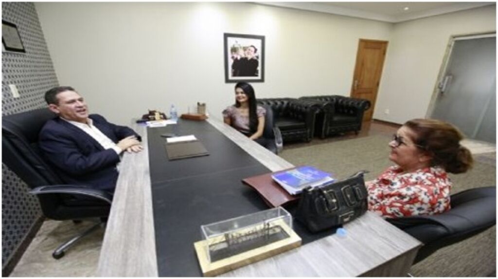 Maurão de Carvalho recebeu visita da 1ª governadora de Rondônia