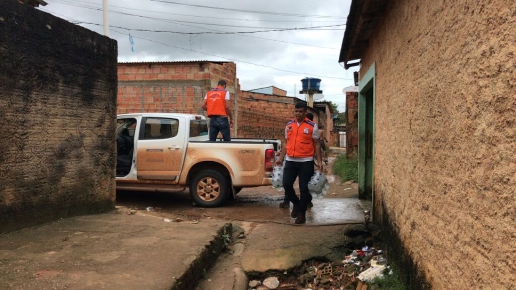 Áreas de risco são sinalizadas pela Defesa Civil Municipal