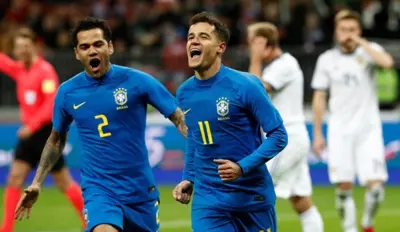 Brasil resolve no segundo tempo e vence Rússia por 3 a 0 em Moscou