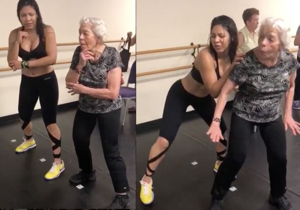 Vovó de 90 anos dançando Zumba é pura inspiração: assista