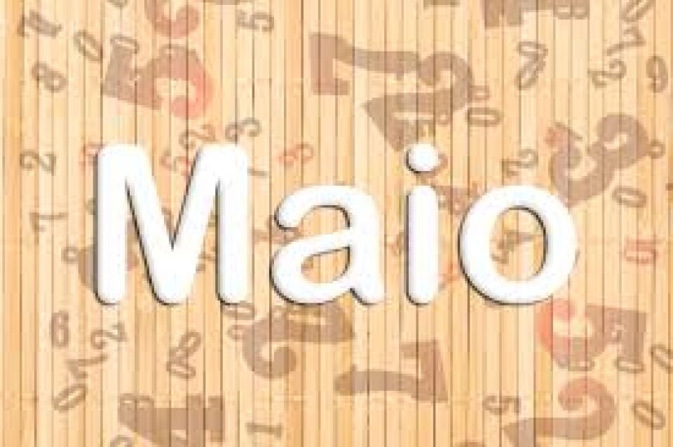 Mês de maio 2.018