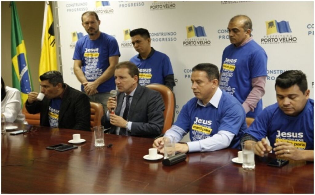 EVANGÉLICOS: Prefeito Hildon participa da Marcha para Jesus 2018