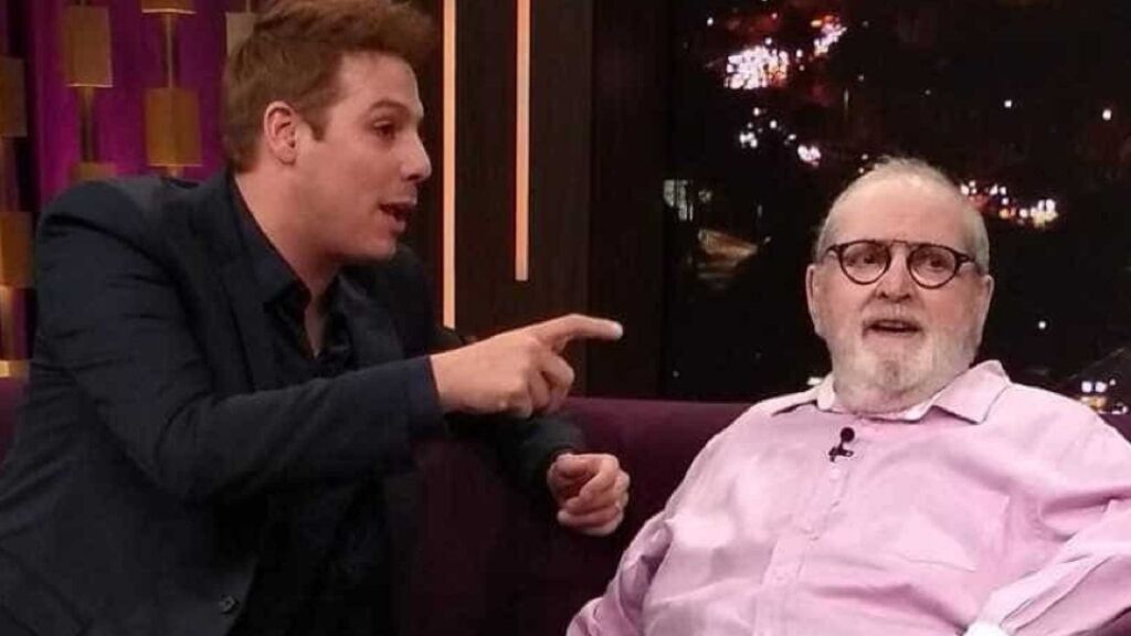 Jô Soares vai à Record e diz não sentir saudades da TV