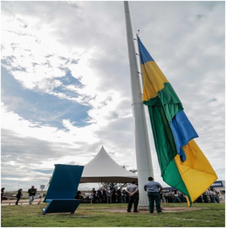 PATRIOTISMO: Governo inaugura monumento à bandeira de Rondônia