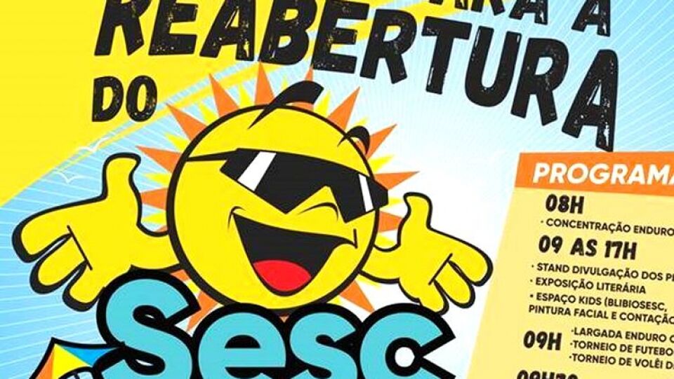Sesc Campestre terá programação para o Dia do Trabalhador