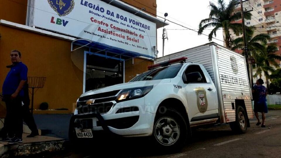 Suspeito é morto a tiros ao tentar furtar sede da Legião da Boa Vontade
