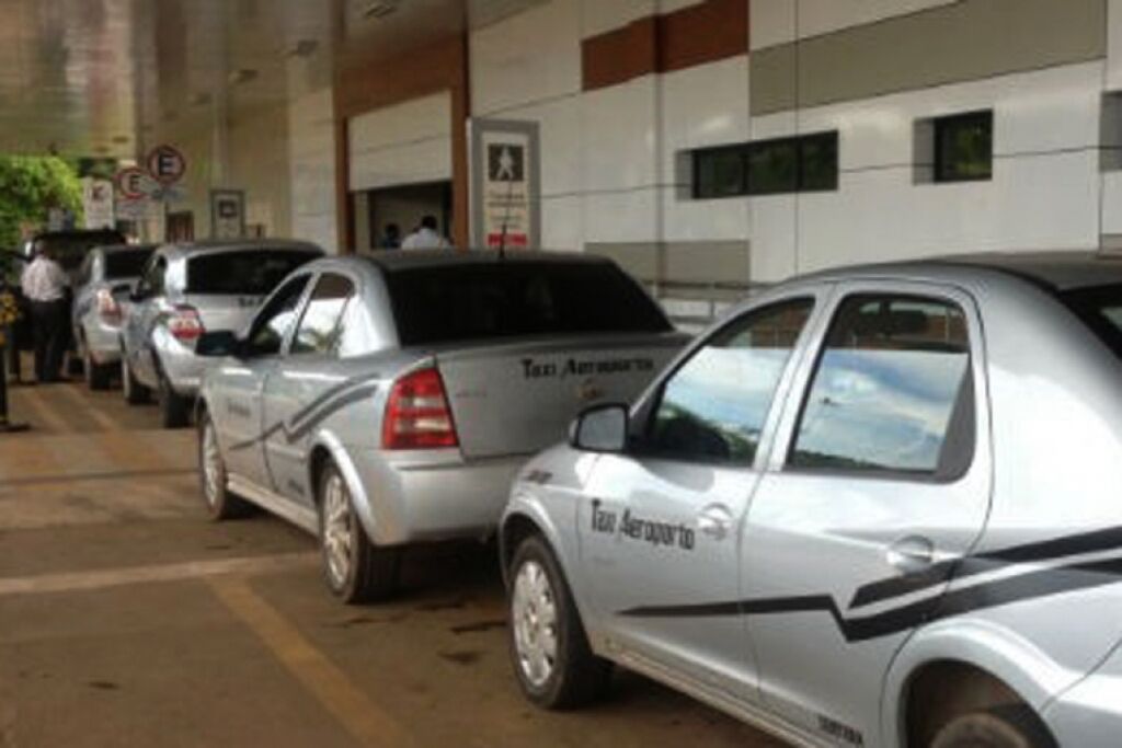Táxi do aeroporto não deve ser exclusivo