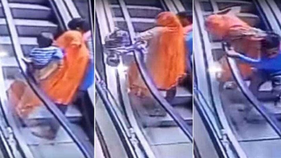 Bebê morre após cair do colo da mãe em escada rolante de shopping