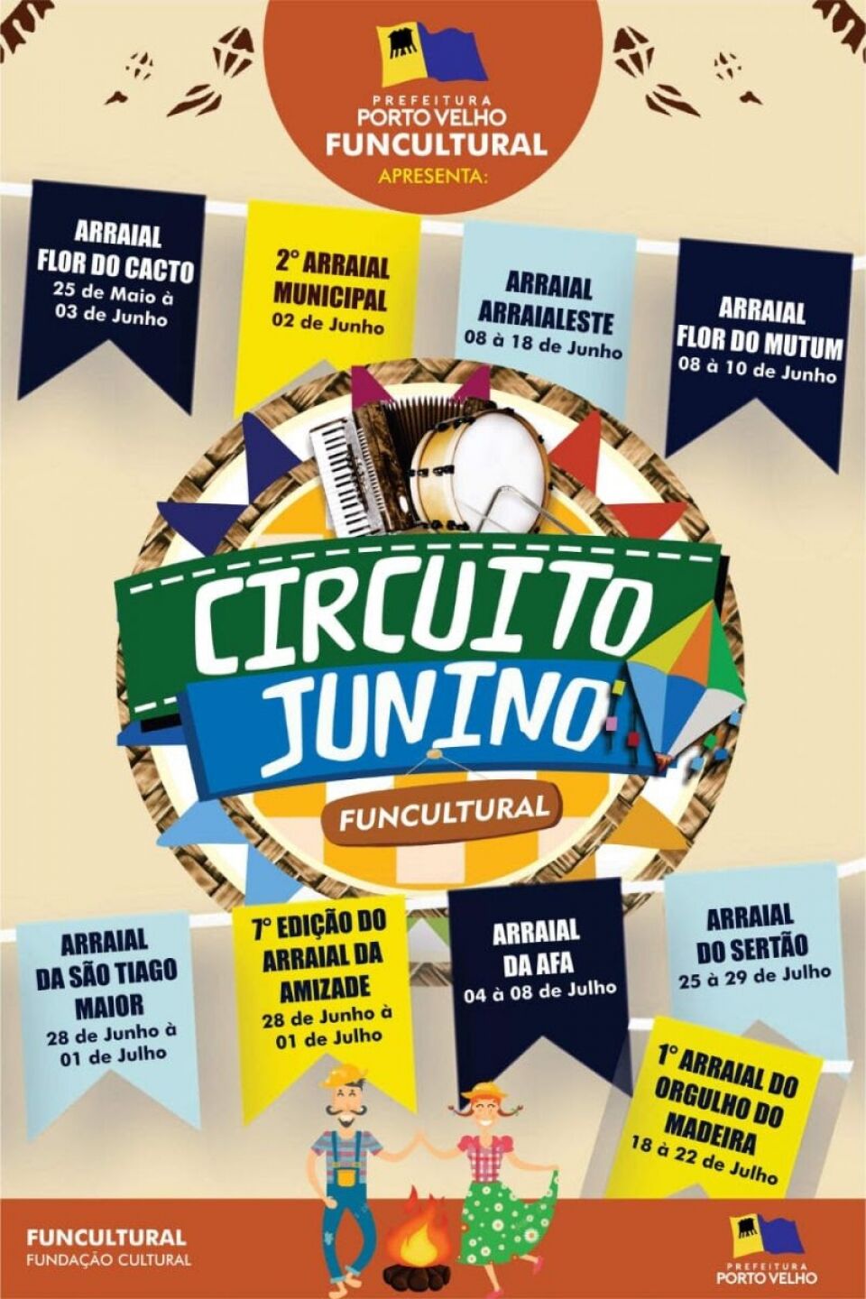Circuito Junino, promovido pelo Município, inicia nesta sexta-feira