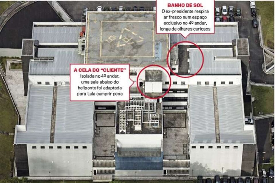Banho de sol de Lula contará com toldo instalado pela Polícia Federal