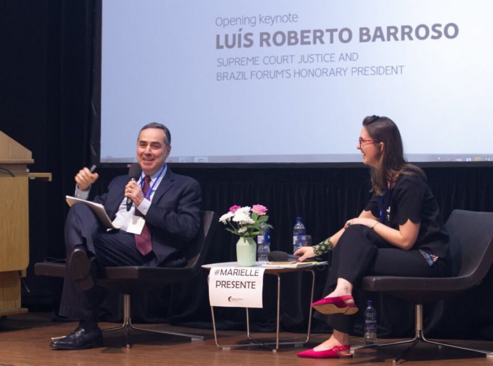 Em Londres, Barroso diz que Brasil criou uma sociedade viciada no Estado
