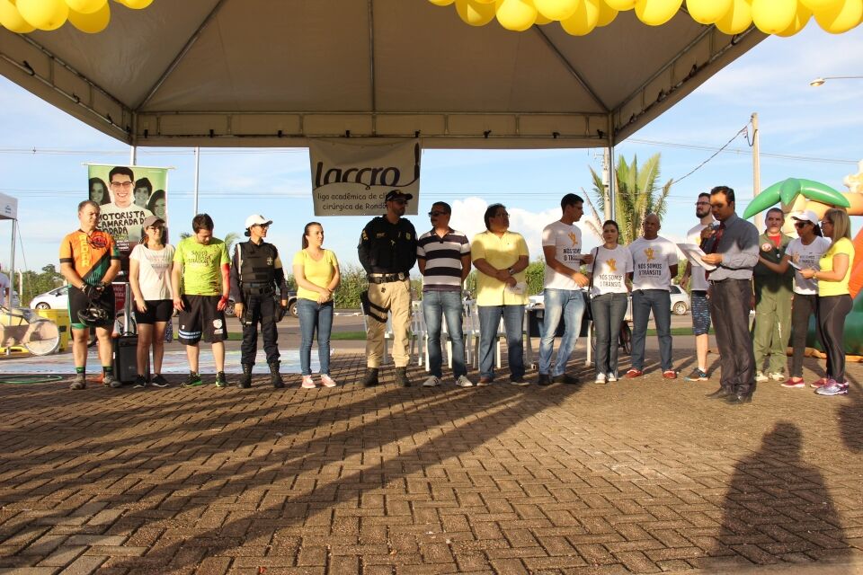 Solenidade de abertura do Movimento Maio Amarelo é realizada em Porto Velho pelo Detran-RO