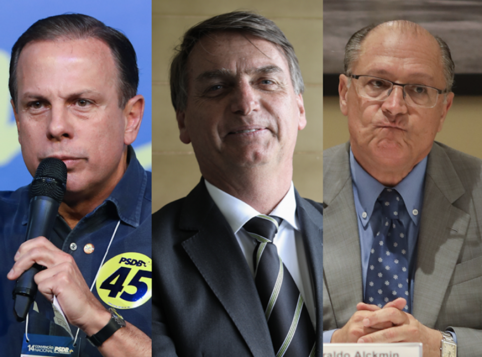 Bolsonaro é líder; Doria decepciona e empata com Alckmin, diz DataPoder360