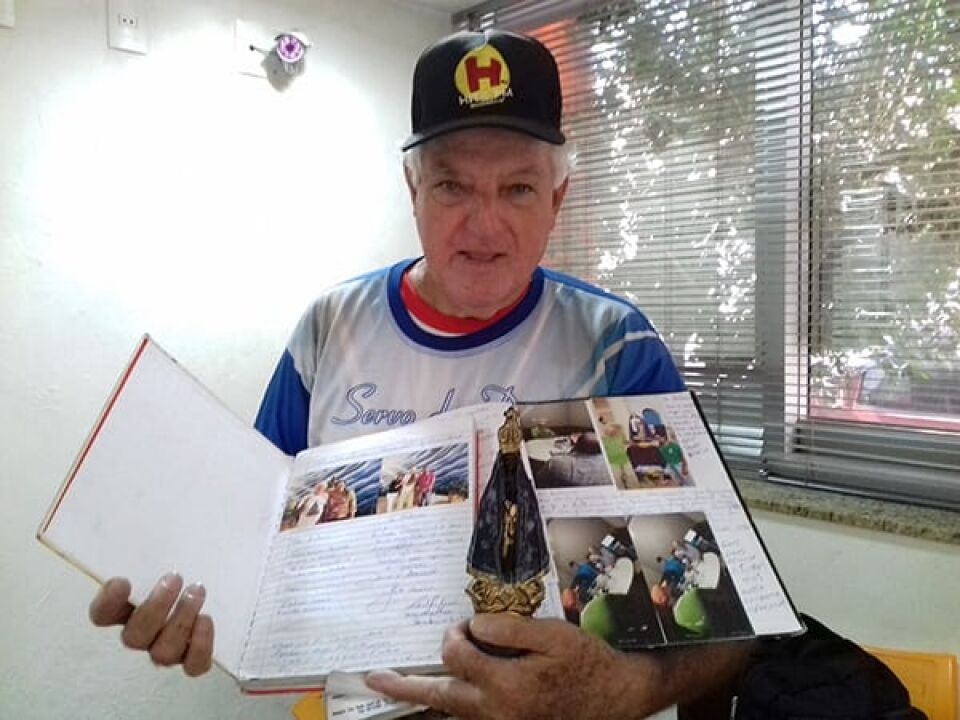 Após peregrinar por 25 anos, romeiro curado do câncer retorna para Porto Velho