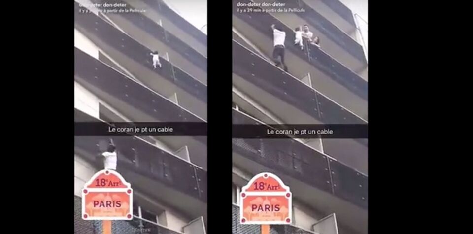 Imigrante escala prédio, salva criança e ganha cidadania francesa