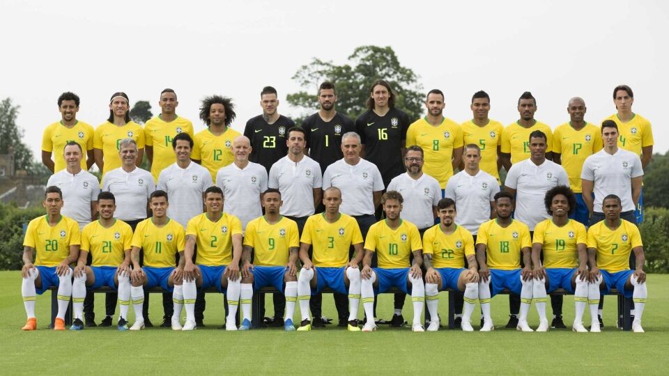 CBF divulga foto oficial da seleção brasileira para a Copa do Mundo