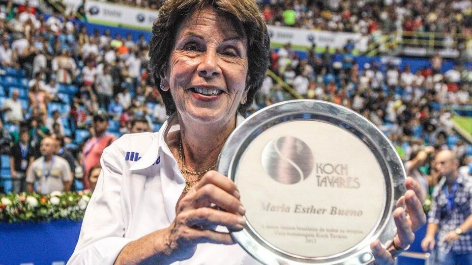 Dona de 19 Grand Slams, Maria Esther Bueno morre aos 78 anos