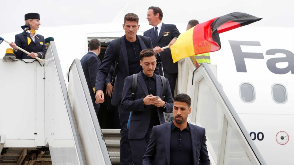 Alemanha desembarca em Moscou para disputa da Copa do Mundo