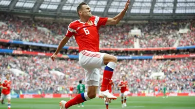 Rússia aplica maior goleada em estreia de Copa desde 1954