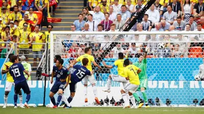 Japão volta a ficar à frente no placar contra a Colômbia: 2 a 1