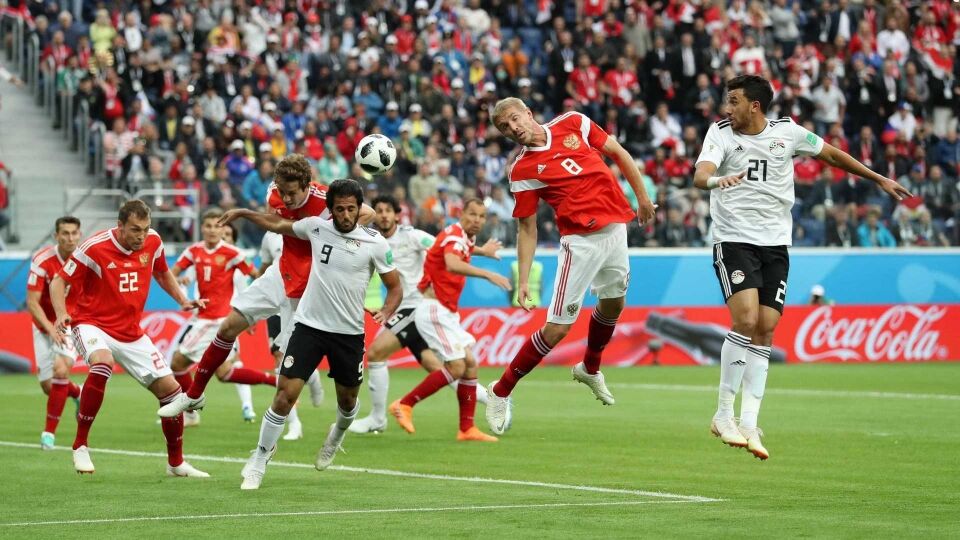 Veja as melhores fotos de 'Rússia 3 x 1 Egito'