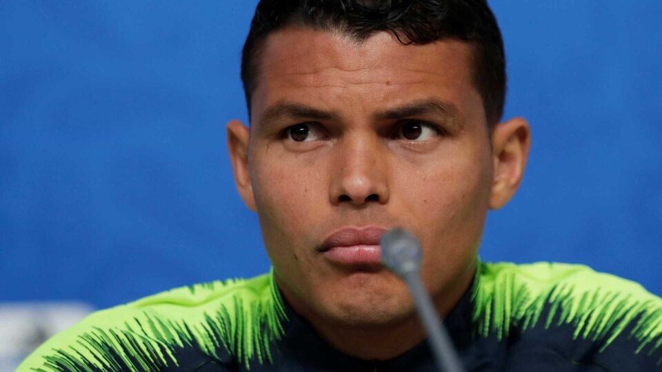 Capitão do Brasil, Thiago Silva exalta alívio após 1ª vitória na Copa