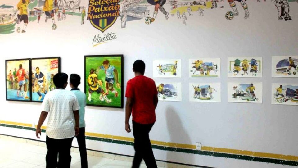 Paixão Nacional pelo futebol é exposta no Porto Velho Shopping