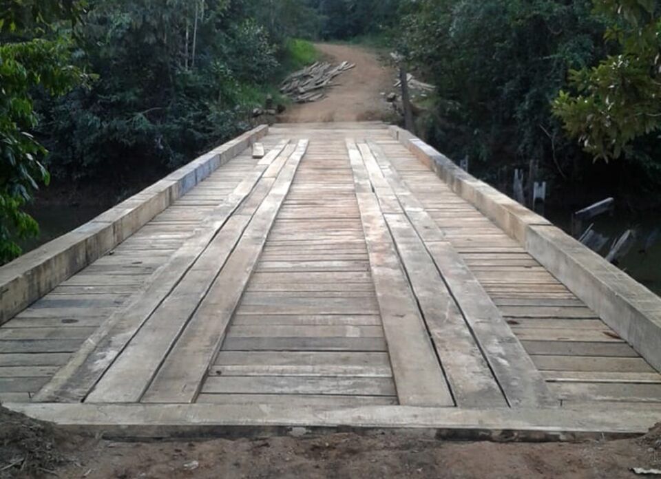 Depois de muita cobrança de Follador ponte está em fase de conclusão