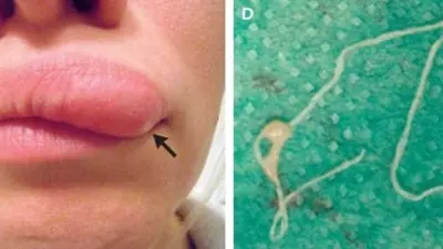 Parasita invade corpo de mulher e o resultado é impressionante