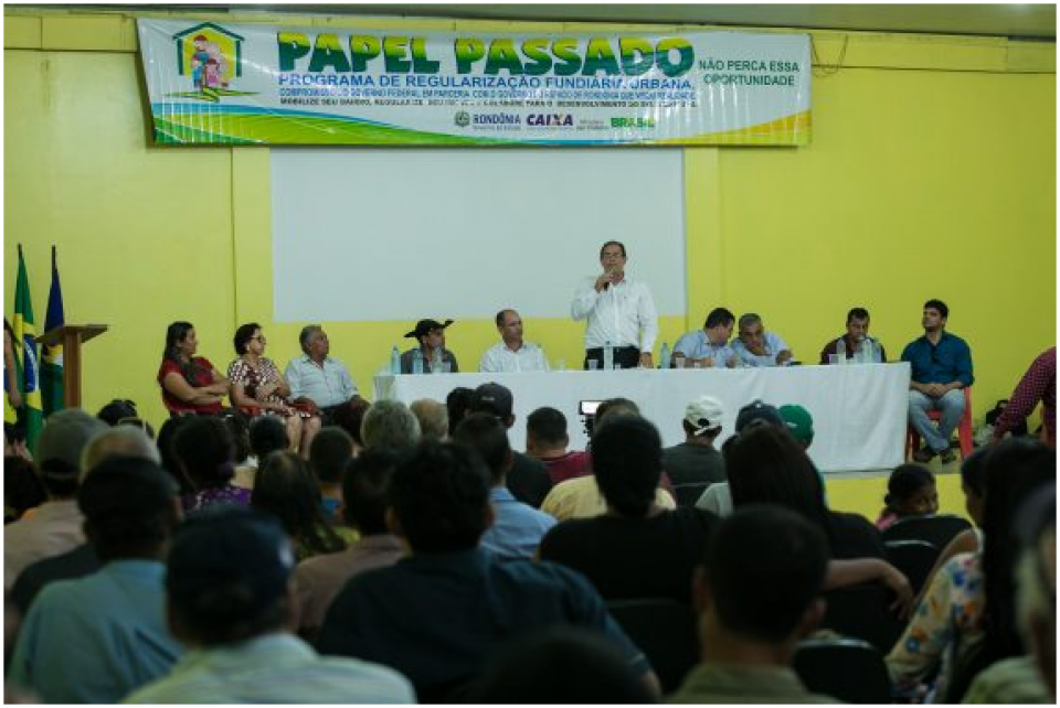 HABITAÇÃO–Programa Papel Passado vai regularizar lotes urbanos nos municípios de Rondônia
