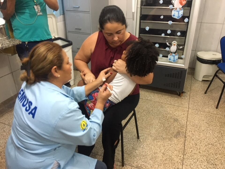 Semusa inicia campanha para vacinar público-alvo contra sarampo e pólio