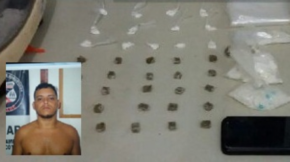 Boca de fumo é desarticulada e traficante é preso no bairro Aponiã