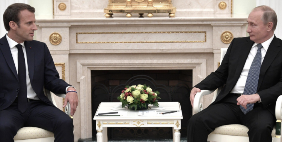 Macron e Putin se encontram na final da Copa do Mundo