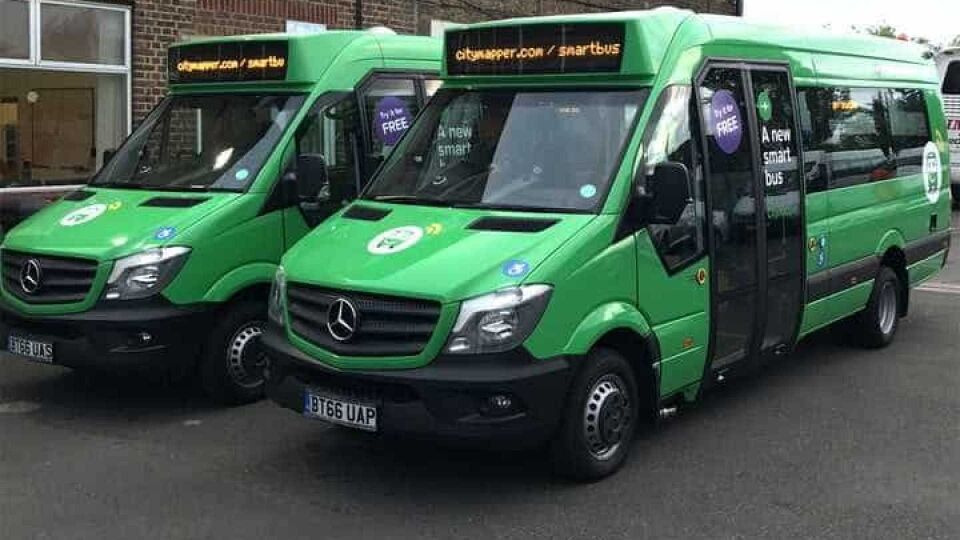App lança ônibus que só vai até pontos onde há passageiros