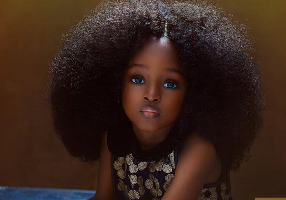 Menina nigeriana é aclamada “a mais bela do mundo”