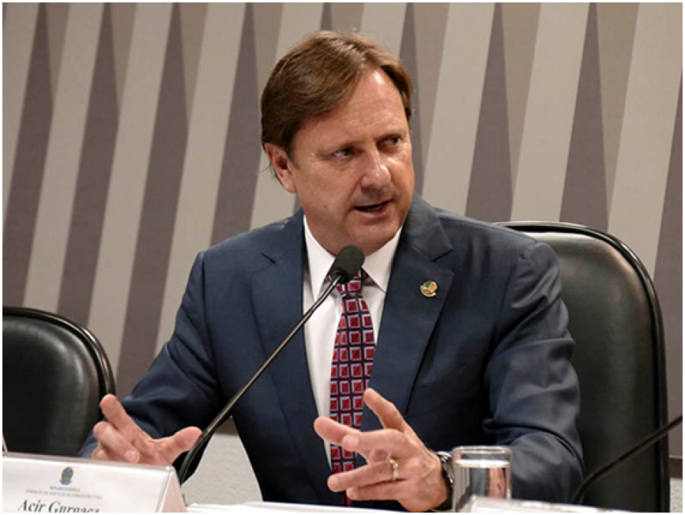 Acir Gurgaz vai recorrer de Acórdão do STF que o condena publicado hoje no Diário Oficial