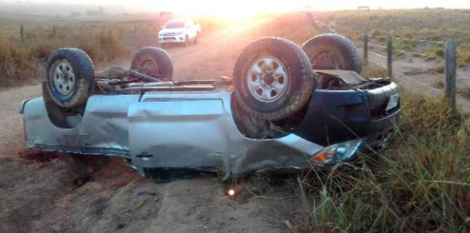 Ouro Preto: mãe e filha morrem em capotamento de veículo na Linha 205 em Rondominas