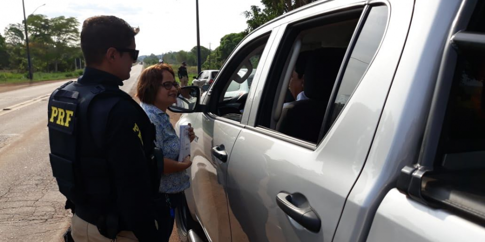 PRF realiza mais uma etapa da Operação Jamari na BR 364