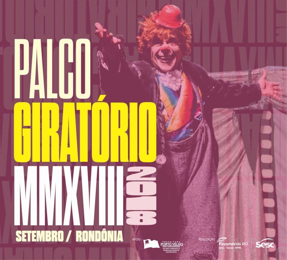 Palco giratório começa no domingo (9) com palhaço Biribinha no parque da cidade