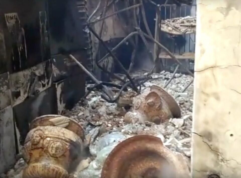 Veja vídeo mostrando por dentro o  museu do RJ após incêndio