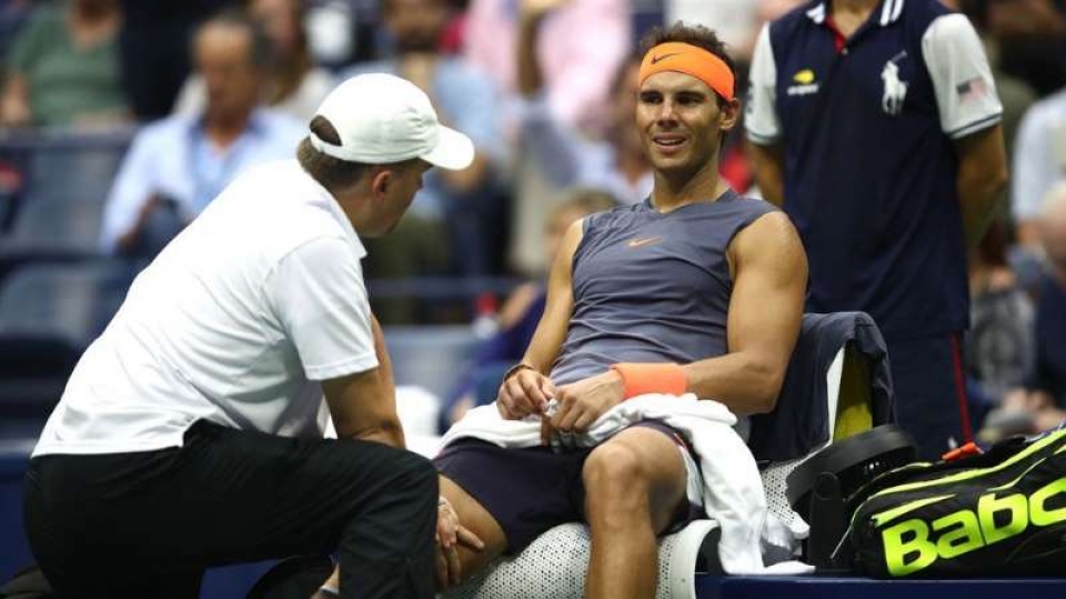 Nadal desiste após 2 sets, e Del Potro vai à final de um Grand Slam depois de 9 anos
