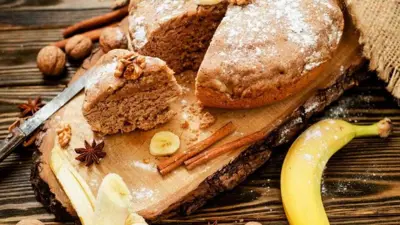 Confira uma deliciosa receita de bolo de banana