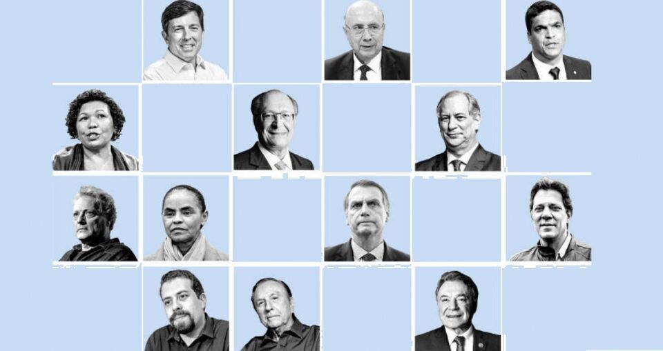 Bolsonaro tem 42,6%; Haddad 27,8%; e Ciro 11,5% dos votos válidos