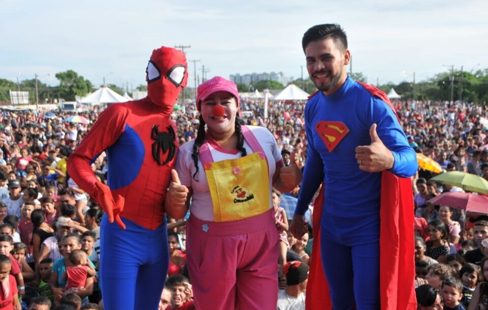 Festa do Dia das Crianças promovida pela Prefeitura lota o Parque dos Tanques