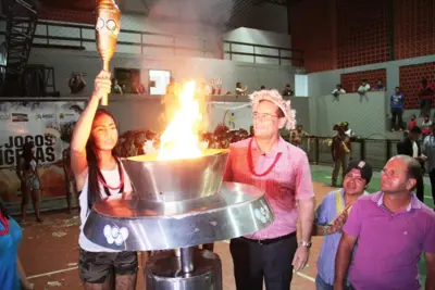 Atletas de 12 aldeias participam dos primeiros Jogos Indígenas de Rondônia